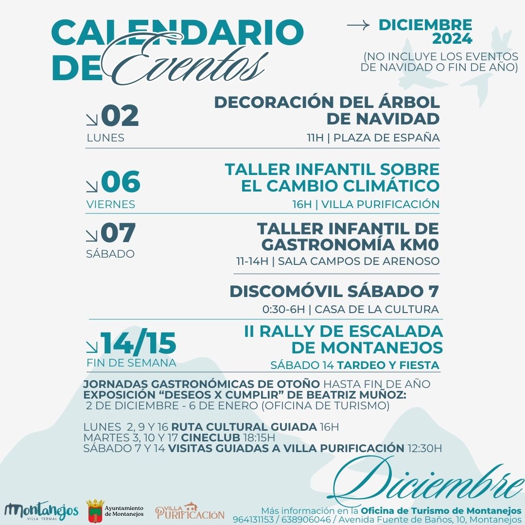 Lee más sobre el artículo Eventos diciembre