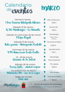 Lee más sobre el artículo Eventos  marzo