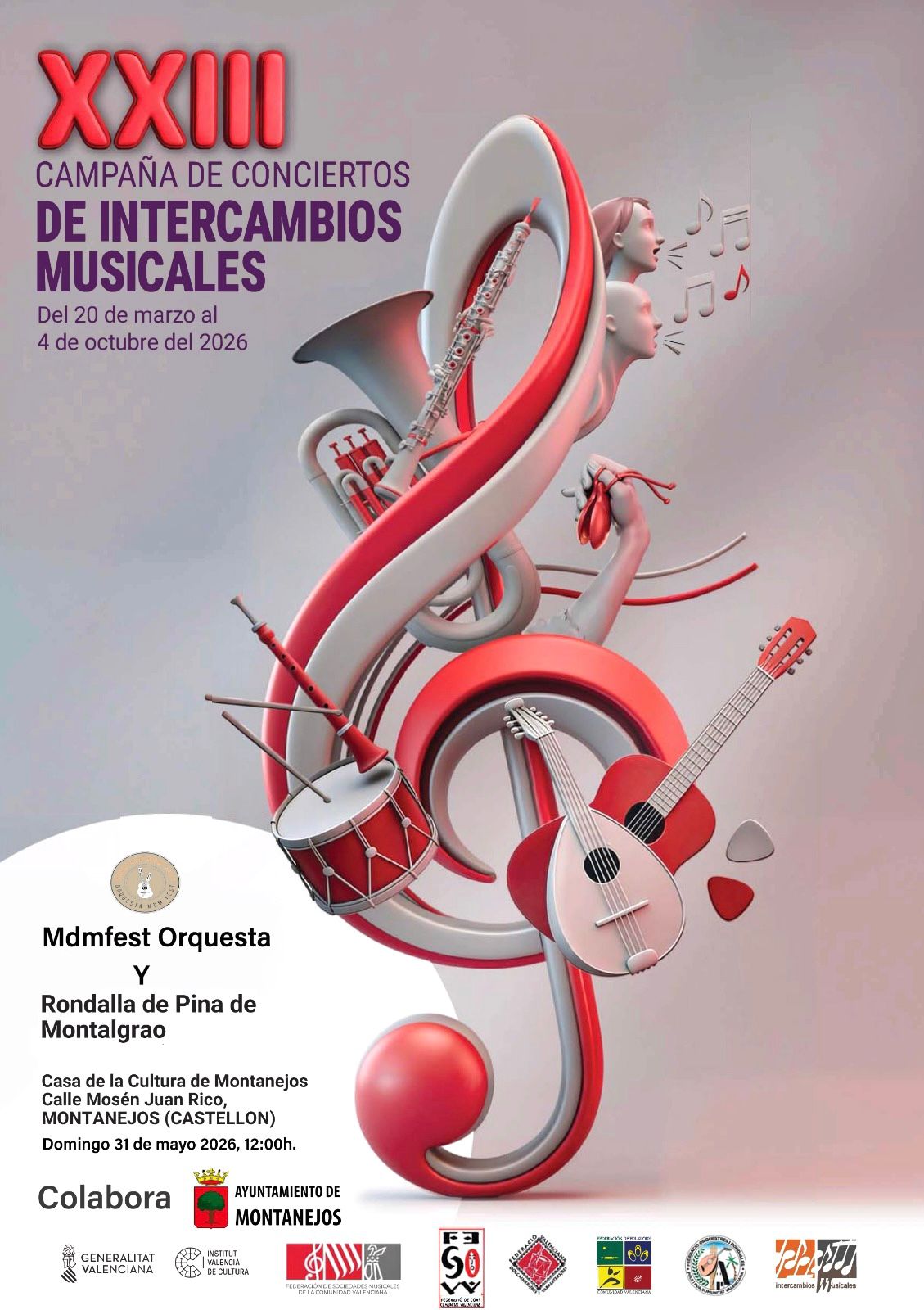 En este momento estás viendo XXXIII Conciertos de Intercambios Musicales
